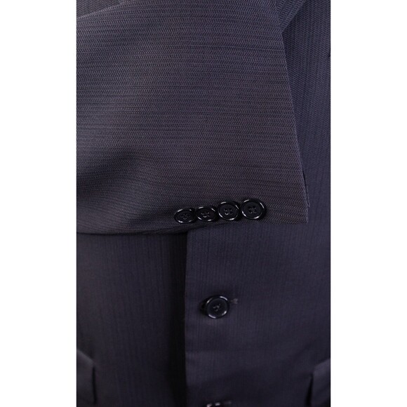 Joseph Abboud Mens Solid 3 Button Blazer Grey Wool Size 40 Regular - Picture 9 of 15